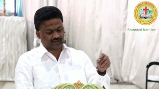 Message by Rev. Dr . J. samuel kiran garu