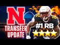 Nebraska TARGETING #1 Transfer RB + EJ VIDEO UPDATE | Ahmad Hardy ULM | Nebraska Football Recruiting