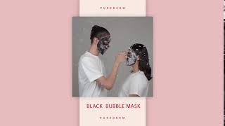 BLACK O2 BUBBLE MASK (CHARCOAL))