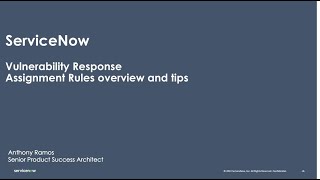 Vulnerability Response assignment rules overview