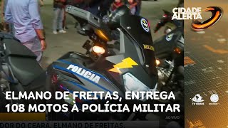 Governador do Ceará, Elmano de Freitas, entrega 108 motos à Polícia Militar | Cidade Alerta CE