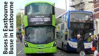 NEW Double-decker buses / Neue Doppeldecker Busse in Eastbourne, East Sussex Brighton \u0026 Hove