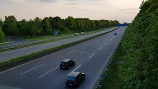 Frankfurt german highway A66 lockdown - 17th march 2020