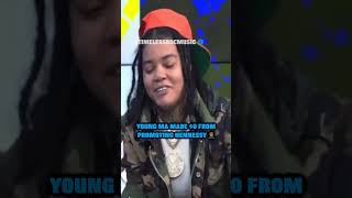 Young MA Made $0 From Promoting Hennessy 🤦🏽‍♂️ #musicbusiness #rapper #youngma #