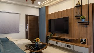 3BHK Home Interiors at Honer Aquantis, Gopanpalli, Hyderabad | By Mindspan Interiors Pvt. Ltd.