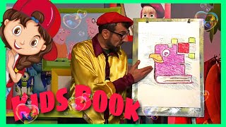 #Multiknik How To Draw❤️Kids Book❤️| Painting and Coloring for Kids | N427