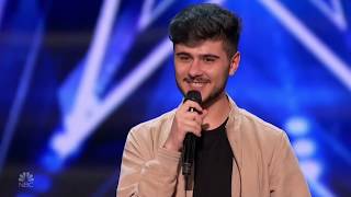 America's Got Talent 2020 Luca Di Stefano Sings Lets Get It On Full Performance S15E04