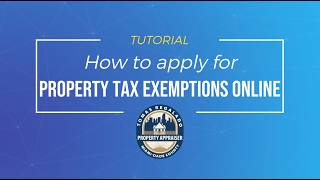 How to Apply for Property Tax Exemptions Online in Miami-Dade | Step by Step