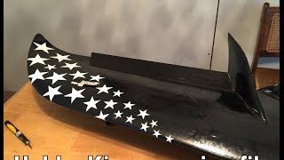 Covering a foam RC plane with covering film from Hobby King