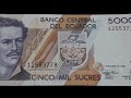 ecuador 5000 sucres 1999 banknote encyclopedia