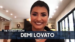 Demi Lovato on Owning Their Truth and Working with Ariana Grande | The Tonight Show