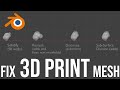 Fix 3D Print Meshes in Blender | 4 Easy Modifiers Explained for Beginners