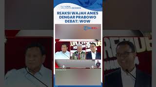 REAKSI Wajah Anies Baswedan Berubah saat Prabowo Jawab Soal Hutang Indonesia yang Terendah