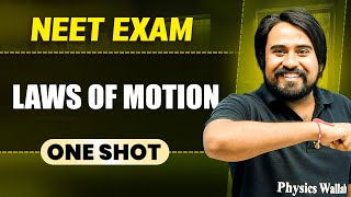 LAWS OF MOTION in 1 Shot || All Concepts \u0026 PYQs Covered || Prachand NEET