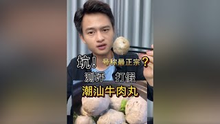 最正宗的潮汕牛肉丸？你们觉得是正宗的吗？ #测评 #潮汕牛肉丸