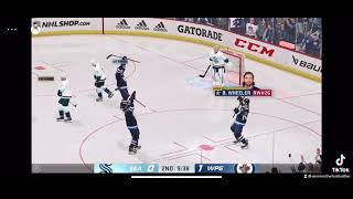 Blake Wheeler’s Goal Vs The Seattle Kraken In NHL 22