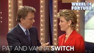 Flashback of Pat & Vanna Switching Places | Wheel of Fortune