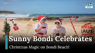 Bondi Beach Shines Bright on Christmas Day: Santa Hats \u0026 Sunny Vibes | AQ1G