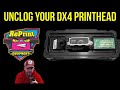 Unclogging your Epson DX4 PRINTHEAD Roland Mutoh Mimaki How-To