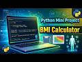 Build a BMI Calculator in Python in 4 minutes | Beginner Python Project
