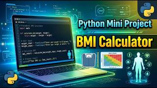 Build a BMI Calculator in Python in 4 minutes | Beginner Python Project