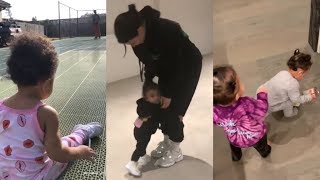 Kylie Jenner Shows Baby Stormi Walking | February 2019