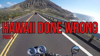 Hawaii Done Wrong Part 1 (Kansai Rider Japan Motovlog 197 Thruxton R)