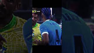 Ronald Araujo vs Raphinha fight today | Brazil vs Uruguay penalty 2-4