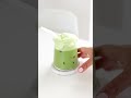 Fluffy Whipped Matcha Latte #shorts #vegan #veganrecipes