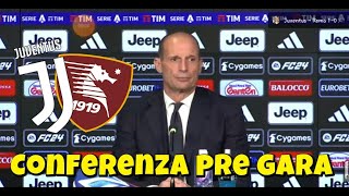 LIVE // STREAMING ore 11.30 // Conferenza stampa di Allegri pre Salernitana vs Juve
