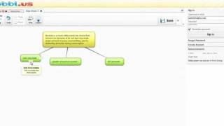 How to create a concept map using Bubbl.us