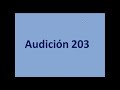 Audición 203