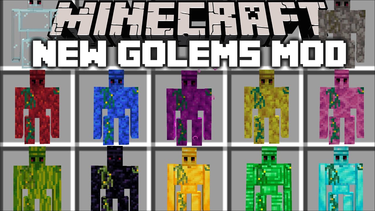 Golems Minecraft Gan Mods