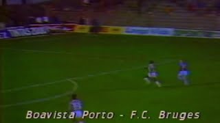 Boavista (4-3) Brugge 1985/1986, TU - 1ª Eliminatória - 1ª Mão