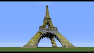 Minecraft - TimeLapse Tour Eiffel / Partie 2