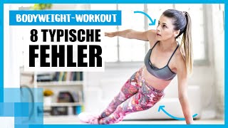 8 typische (und vermeidbare) Anfängerfehler beim Bodyweight-Workout ❌