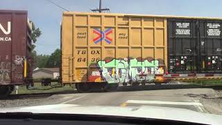 #7/5/20 CN #A483 SWB Mixedfreight Leading With CN #2332, CN #5682, And CN #2250. @ Port Huron, MI.