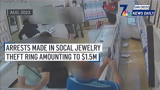 Sat. June 1 | Arrests made in SoCal jewelry theft ring amounting to $1.5M | NBC 7 San Diego