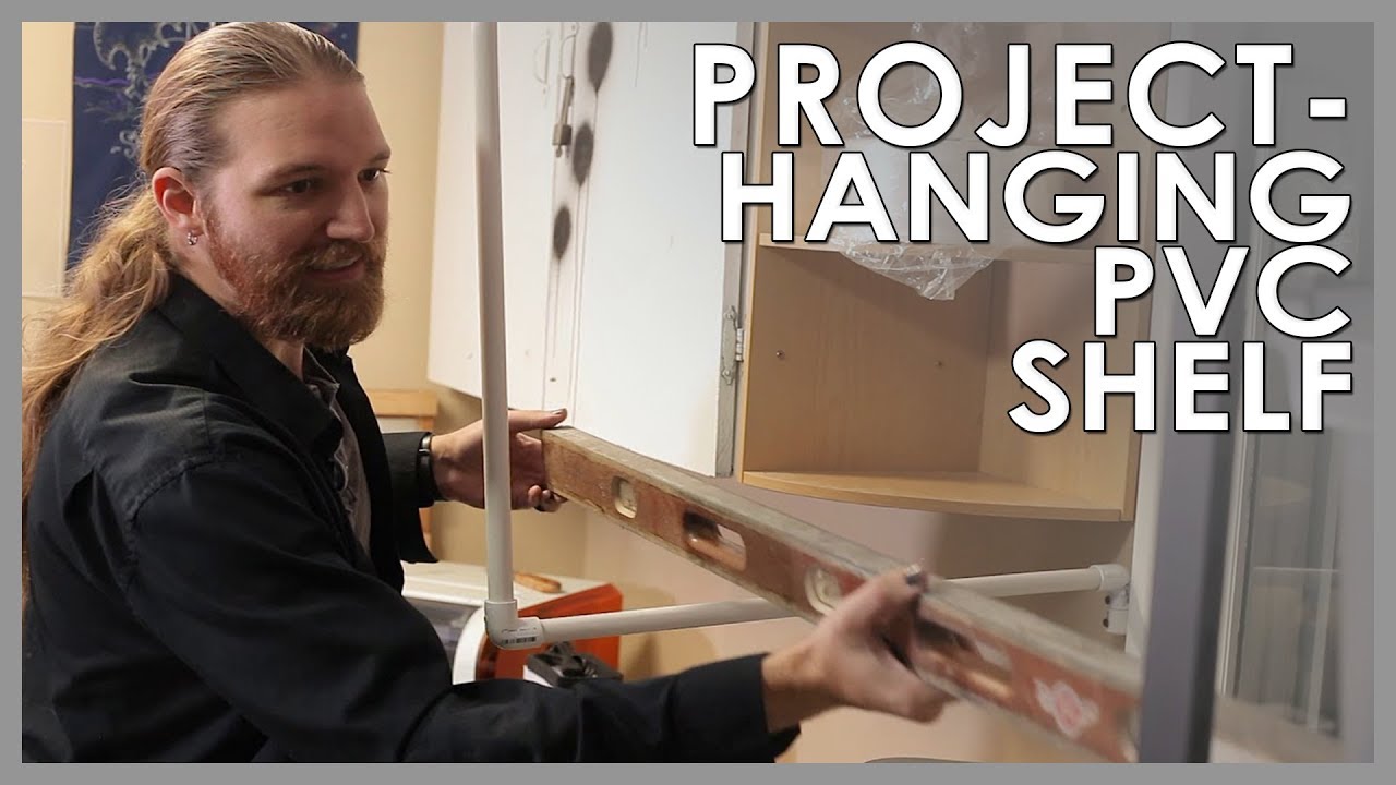 Project Hanging Pvc Shelf Youtube