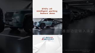 BYD's e4 intelligent parking feature demo