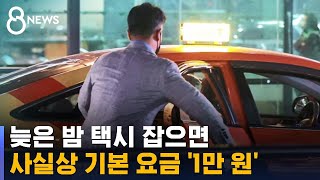 심야 택시 호출료 '5천 원'…사실상 기본 요금 추가 / SBS