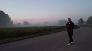 Bedum In de mist met mijn drone gefilmd