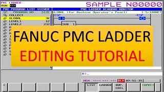 Fanuc PMC Ladder Editing Tutorial | Tamil