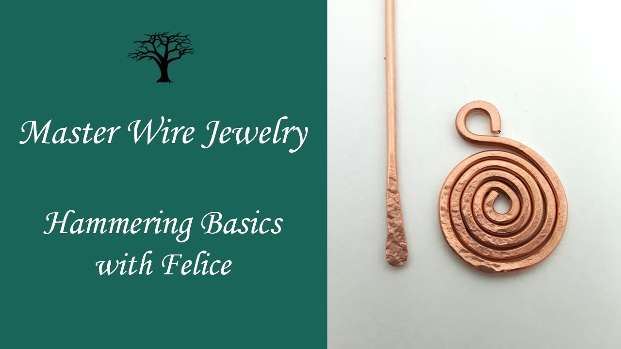 1 6 Hammering Wire Basics For Jewelry Making Youtube