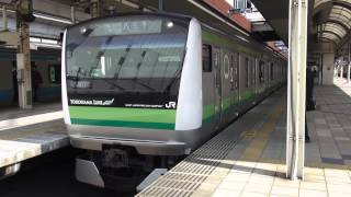 横浜線E233系H019編成　桜木町駅発車