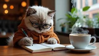 🐱☕️Cats at the Coffee Shop - Adorable Kitty Patrons & Hard Working Barista!