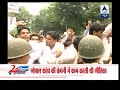 delhi inld workers protest against kanda at parliament street