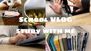 [School VLOG\u0026study with me]通信制高校1年生の学校生活