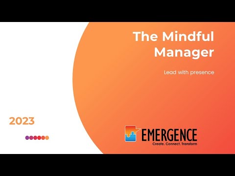 Launch Video The Mindful Manager Youtube