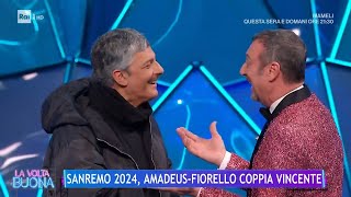 Sanremo 2024, Amadeus-Fiorello coppia vincente - La Volta Buona 12/02/2024